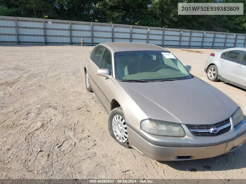 2G1WF52E939383809 2003 Chevrolet Impala