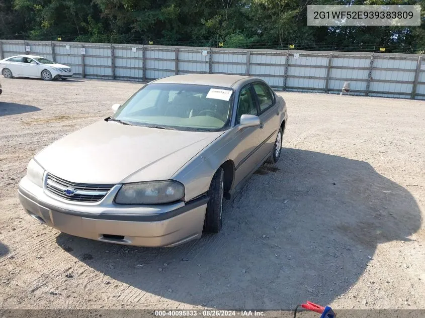 2003 Chevrolet Impala VIN: 2G1WF52E939383809 Lot: 40095833