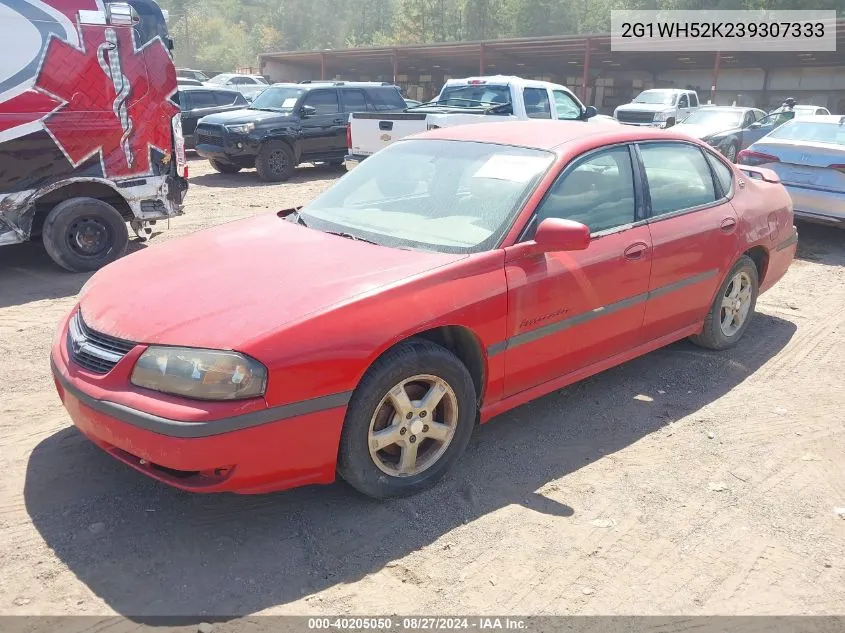 2003 Chevrolet Impala Ls VIN: 2G1WH52K239307333 Lot: 40205050