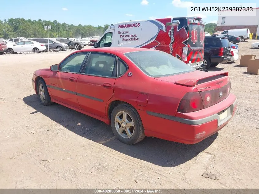 2003 Chevrolet Impala Ls VIN: 2G1WH52K239307333 Lot: 40205050