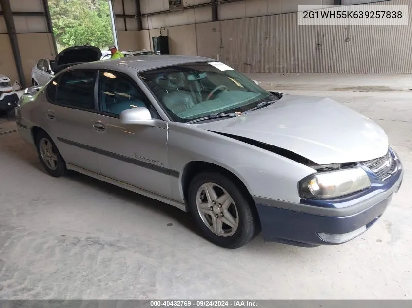 2G1WH55K639257838 2003 Chevrolet Impala Ls