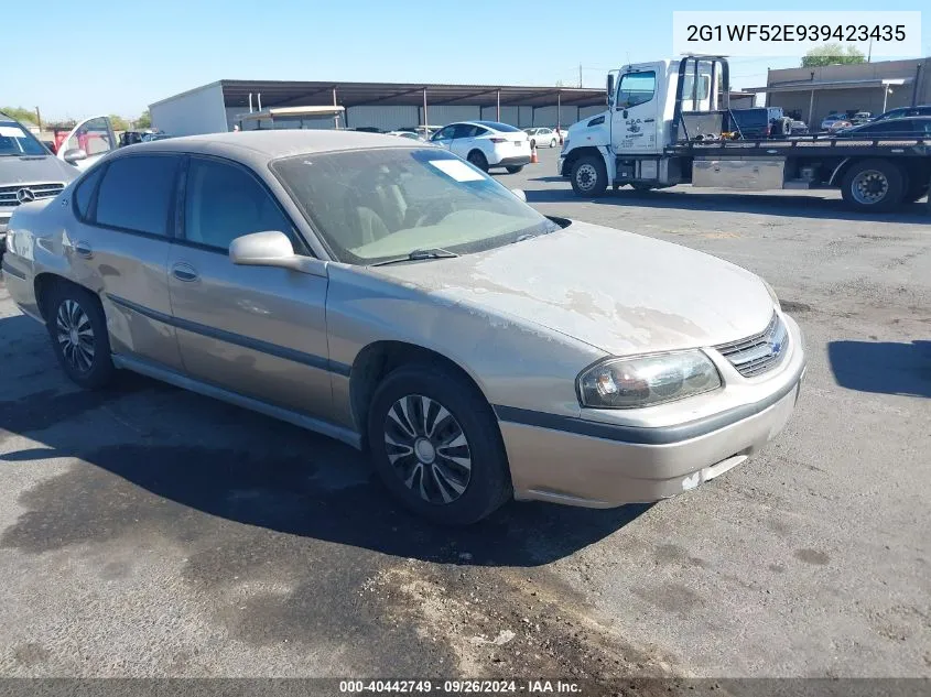 2003 Chevrolet Impala VIN: 2G1WF52E939423435 Lot: 40442749