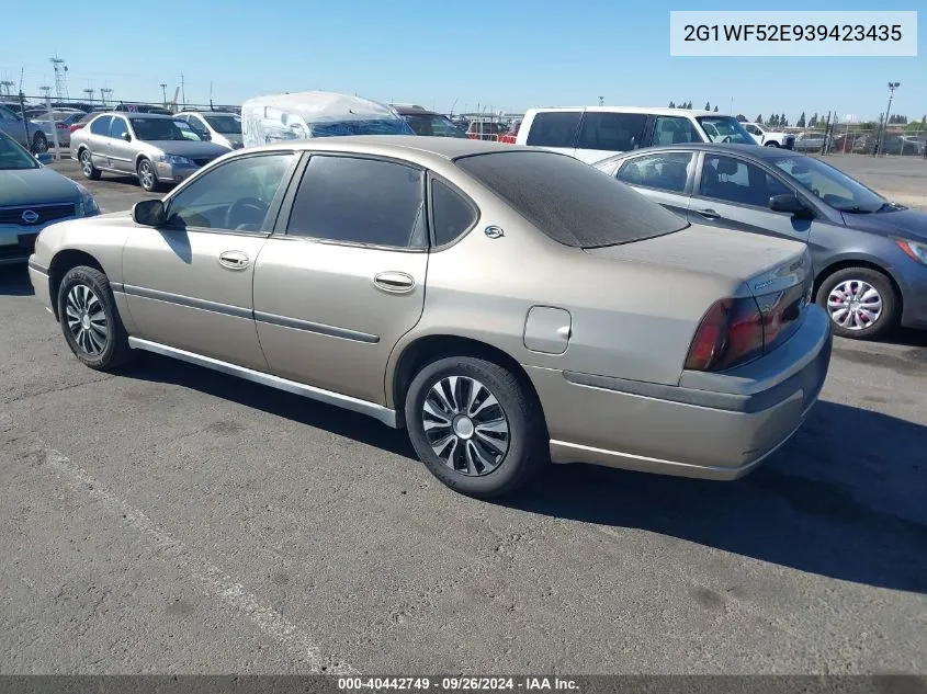 2003 Chevrolet Impala VIN: 2G1WF52E939423435 Lot: 40442749