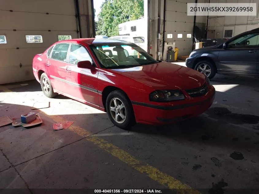 2003 Chevrolet Impala Ls VIN: 2G1WH55KX39269958 Lot: 40451356