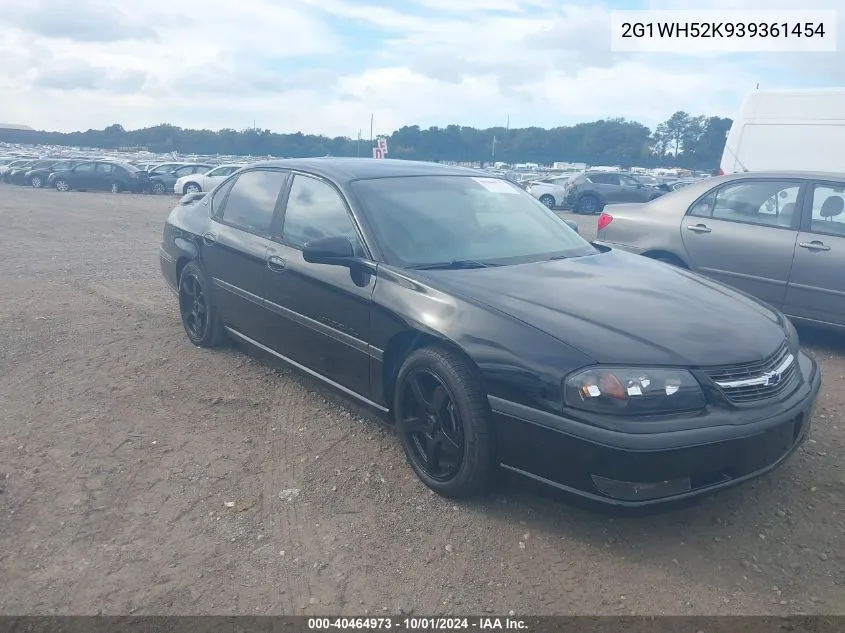 2003 Chevrolet Impala Ls VIN: 2G1WH52K939361454 Lot: 40464973