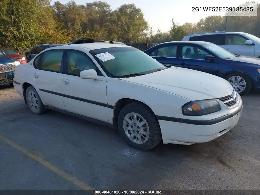 2003 Chevrolet Impala VIN: 2G1WF52E539185485 Lot: 40481026