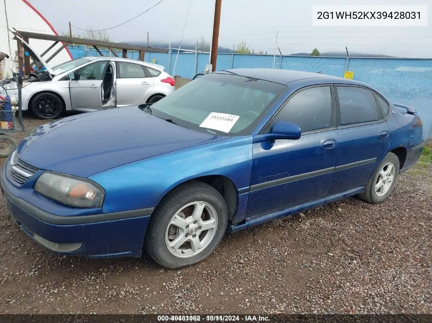 2003 Chevrolet Impala Ls VIN: 2G1WH52KX39428031 Lot: 40481062