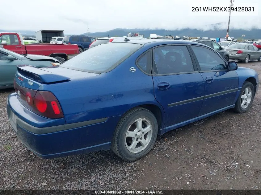 2003 Chevrolet Impala Ls VIN: 2G1WH52KX39428031 Lot: 40481062