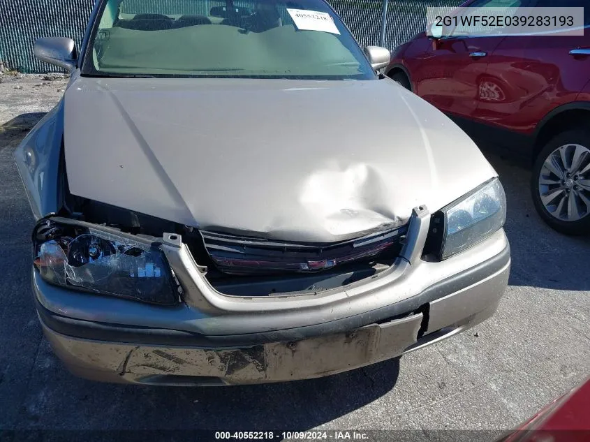 2G1WF52E039283193 2003 Chevrolet Impala