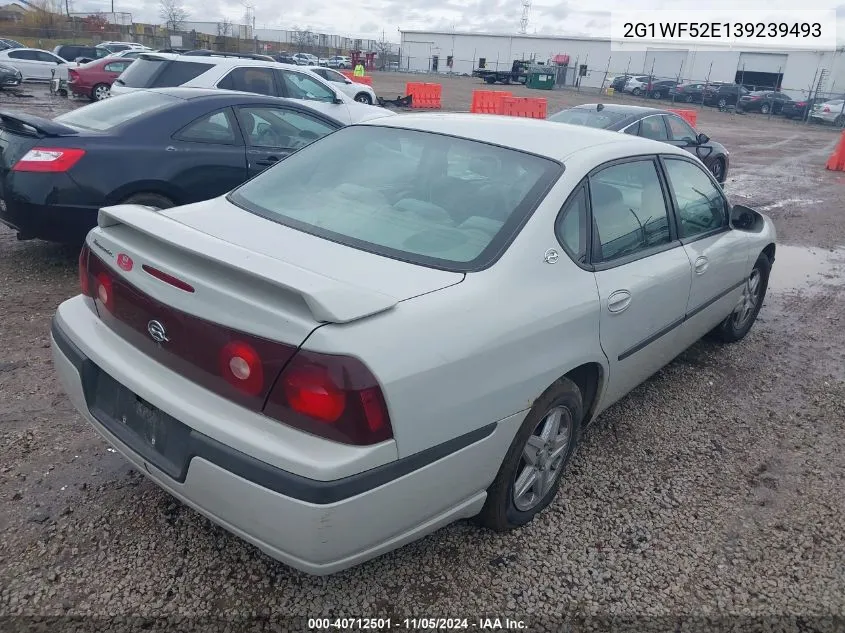 2003 Chevrolet Impala VIN: 2G1WF52E139239493 Lot: 40712501