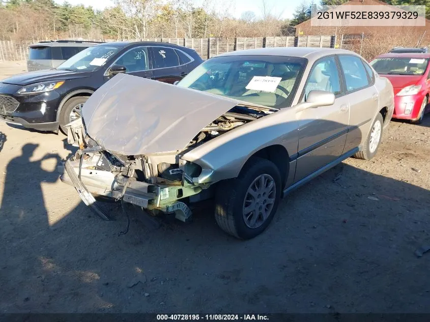 2003 Chevrolet Impala VIN: 2G1WF52E839379329 Lot: 40728195