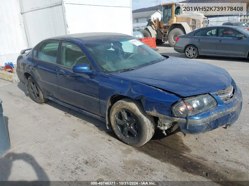 2003 Chevrolet Impala Ls VIN: 2G1WH52K739178408 Lot: 40746371