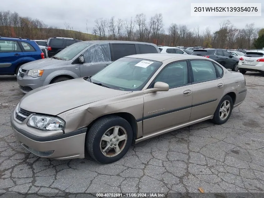 2003 Chevrolet Impala Ls VIN: 2G1WH52K139354076 Lot: 40752691