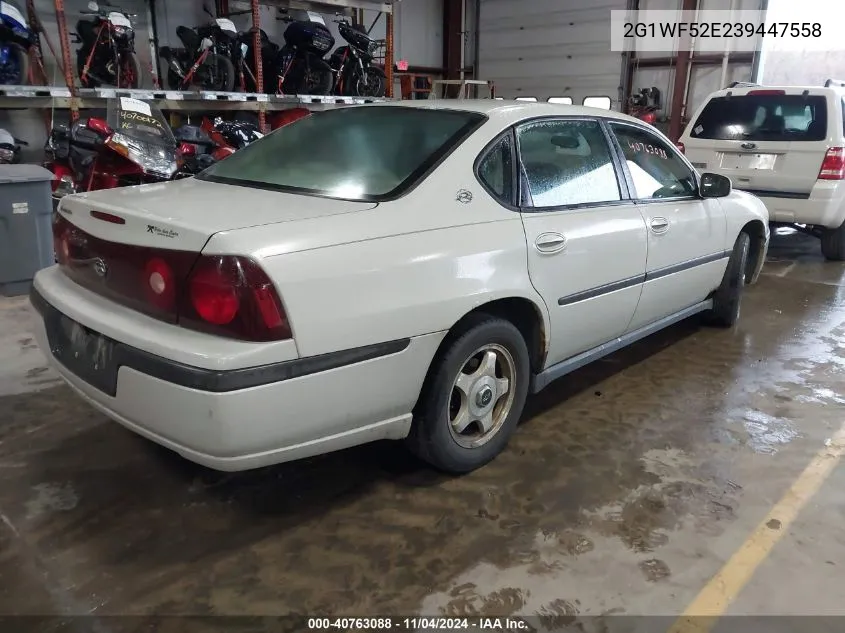 2003 Chevrolet Impala VIN: 2G1WF52E239447558 Lot: 40763088