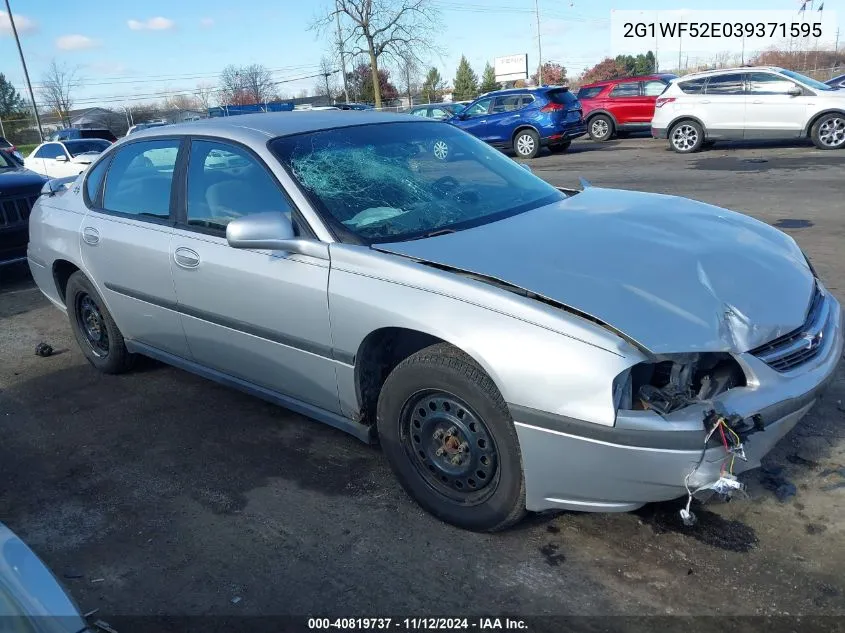 2G1WF52E039371595 2003 Chevrolet Impala