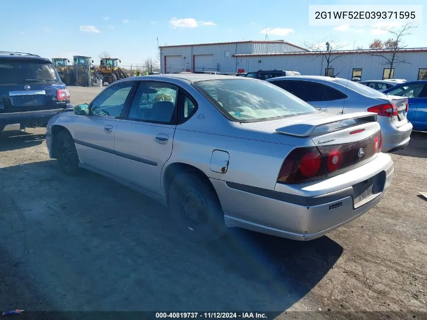 2G1WF52E039371595 2003 Chevrolet Impala