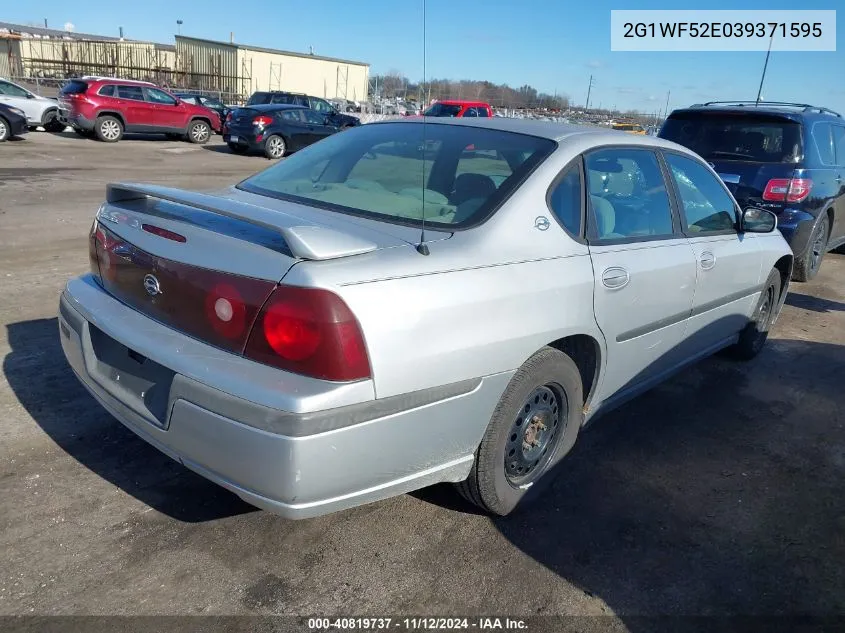 2G1WF52E039371595 2003 Chevrolet Impala