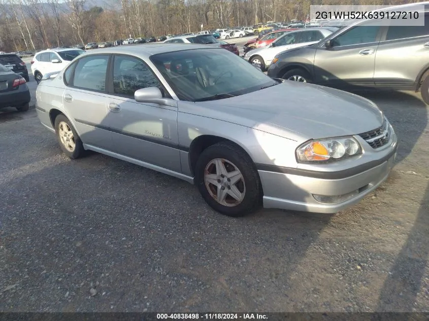 2003 Chevrolet Impala Ls VIN: 2G1WH52K639127210 Lot: 40838498