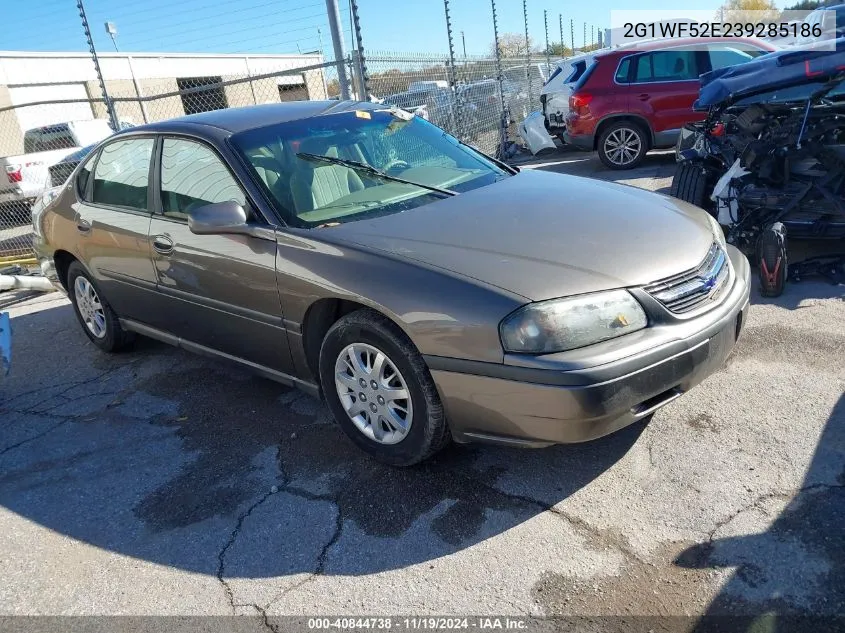 2003 Chevrolet Impala VIN: 2G1WF52E239285186 Lot: 40844738