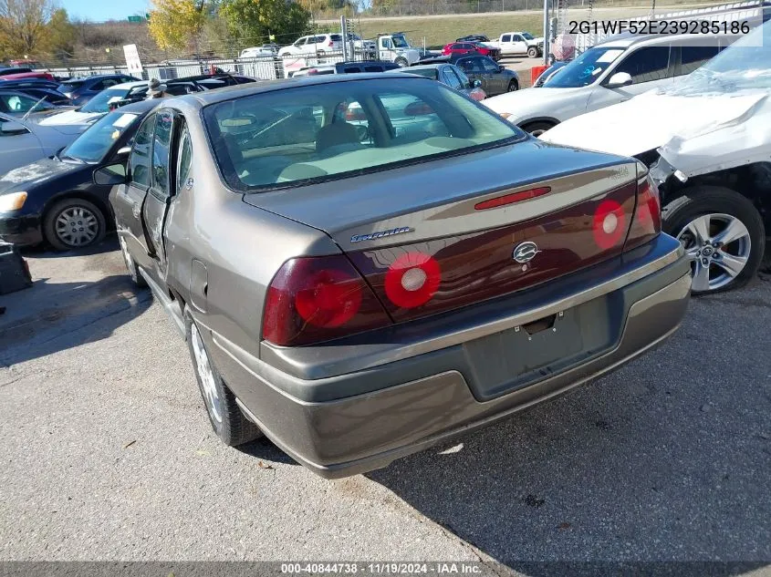 2003 Chevrolet Impala VIN: 2G1WF52E239285186 Lot: 40844738