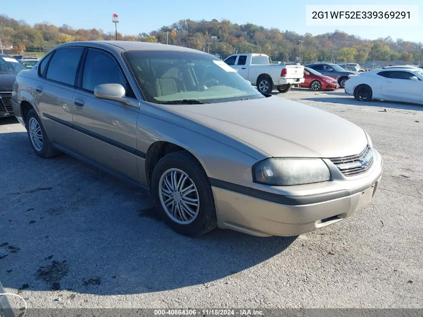 2003 Chevrolet Impala VIN: 2G1WF52E339369291 Lot: 40864306