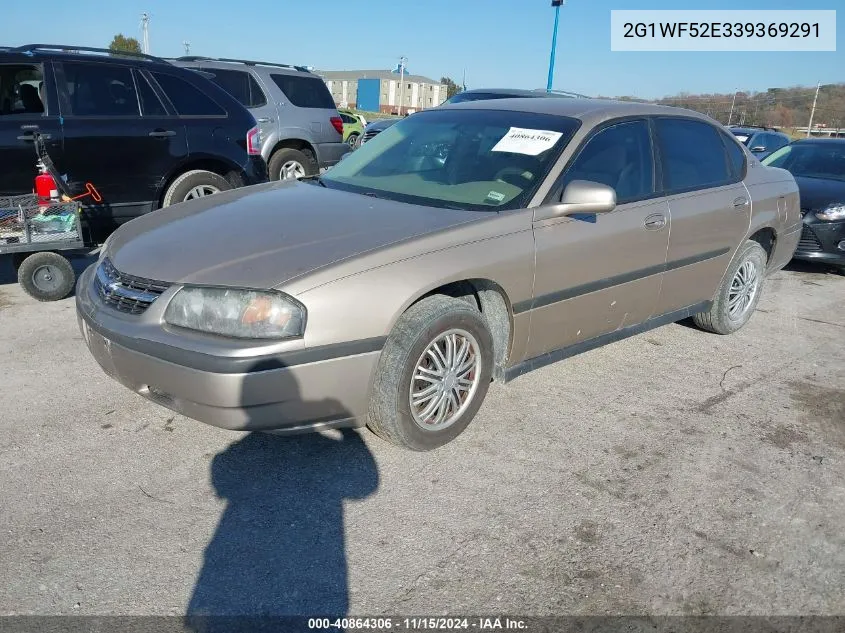 2003 Chevrolet Impala VIN: 2G1WF52E339369291 Lot: 40864306