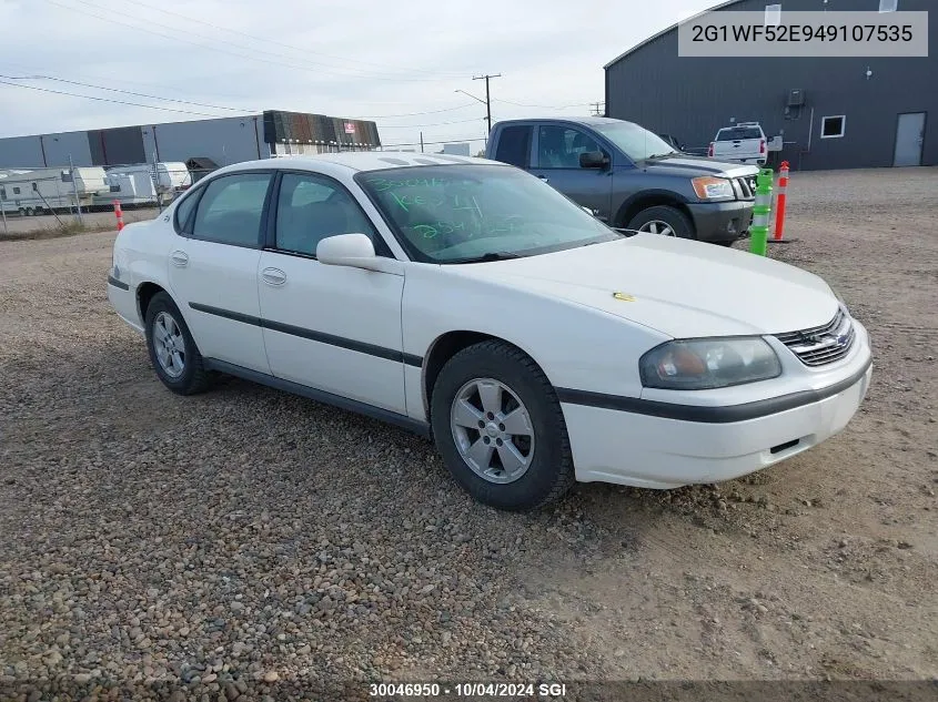 2004 Chevrolet Impala VIN: 2G1WF52E949107535 Lot: 30046950