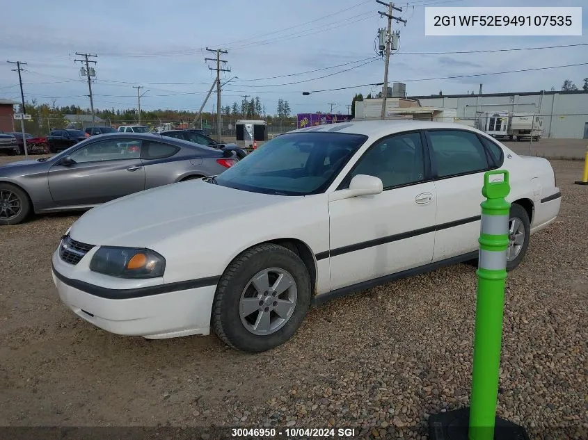 2004 Chevrolet Impala VIN: 2G1WF52E949107535 Lot: 30046950