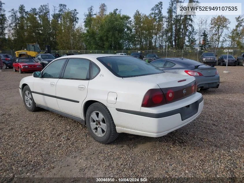 2G1WF52E949107535 2004 Chevrolet Impala