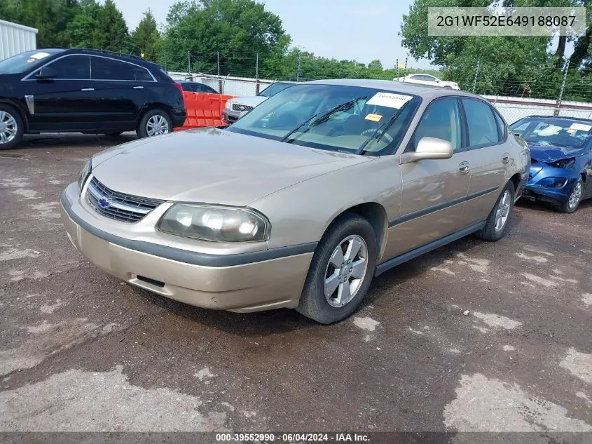 2004 Chevrolet Impala VIN: 2G1WF52E649188087 Lot: 39552990