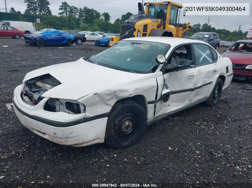 2004 Chevrolet Impala Police VIN: 2G1WF55K049300464 Lot: 39947942