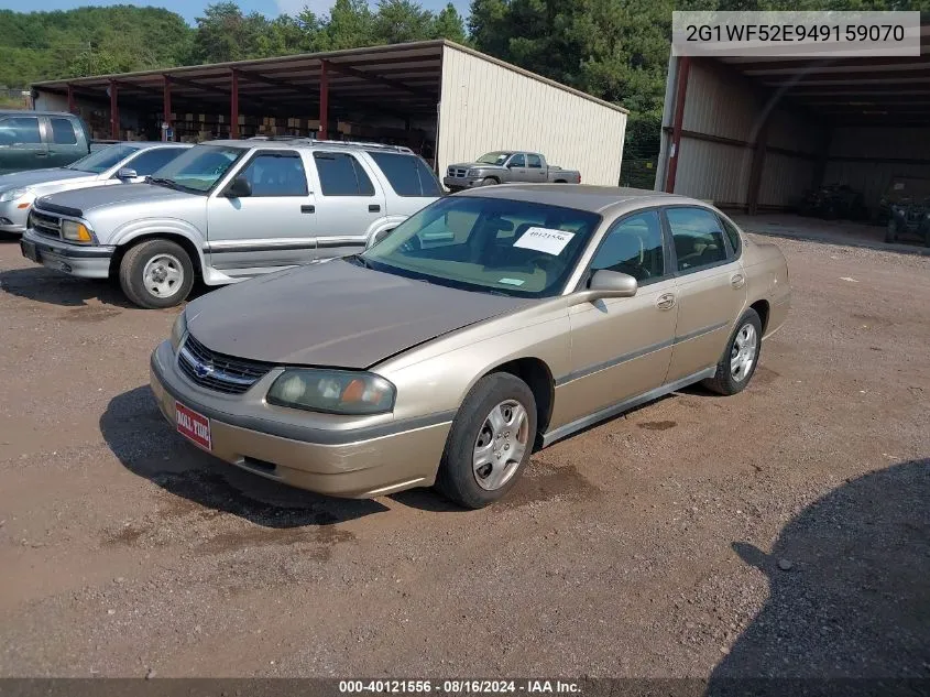 2004 Chevrolet Impala VIN: 2G1WF52E949159070 Lot: 40121556