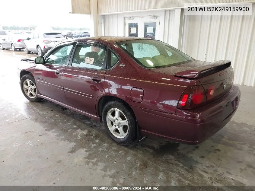 2G1WH52K249159900 2004 Chevrolet Impala Ls