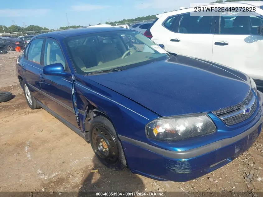 2004 Chevrolet Impala VIN: 2G1WF52E449272828 Lot: 40353934