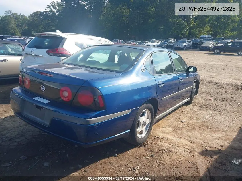 2004 Chevrolet Impala VIN: 2G1WF52E449272828 Lot: 40353934