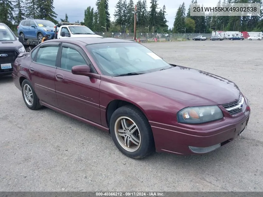 2004 Chevrolet Impala Ls VIN: 2G1WH55KX49302538 Lot: 40366212