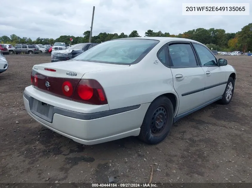 2004 Chevrolet Impala VIN: 2G1WF52E649135065 Lot: 40444184