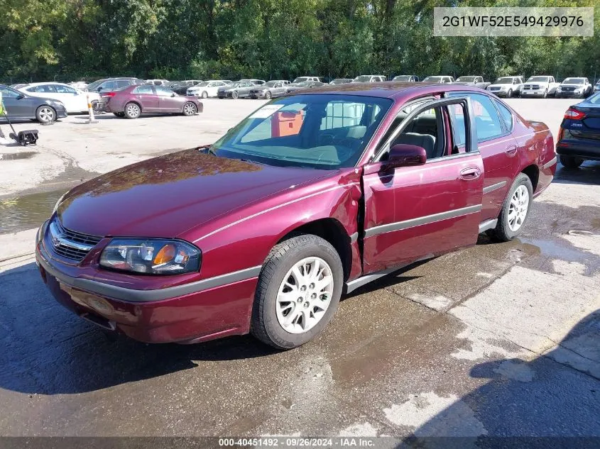 2004 Chevrolet Impala VIN: 2G1WF52E549429976 Lot: 40451492