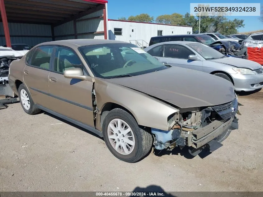 2004 Chevrolet Impala VIN: 2G1WF52E349324238 Lot: 40455678