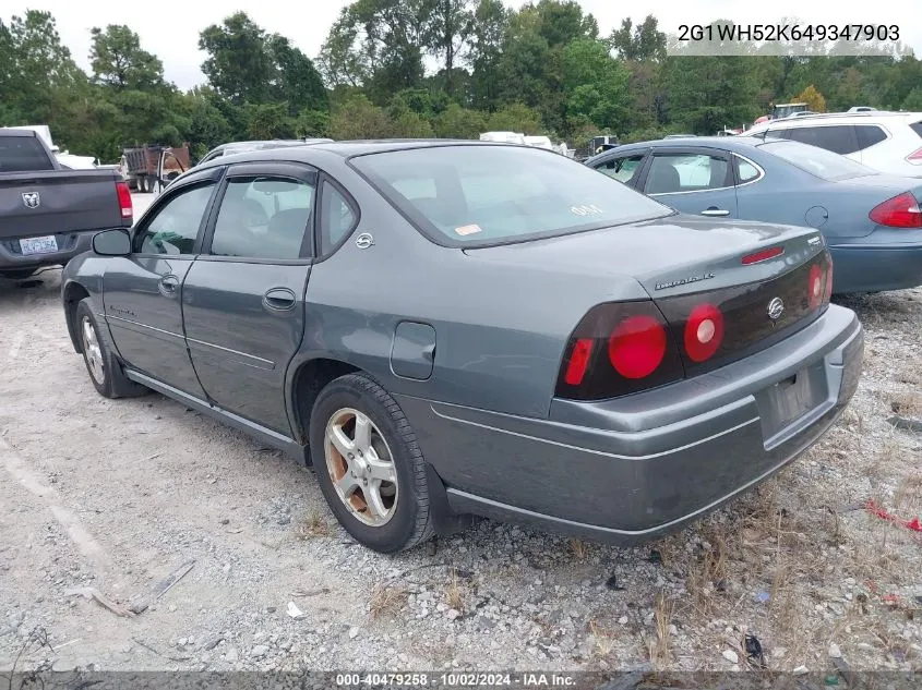 2G1WH52K649347903 2004 Chevrolet Impala Ls