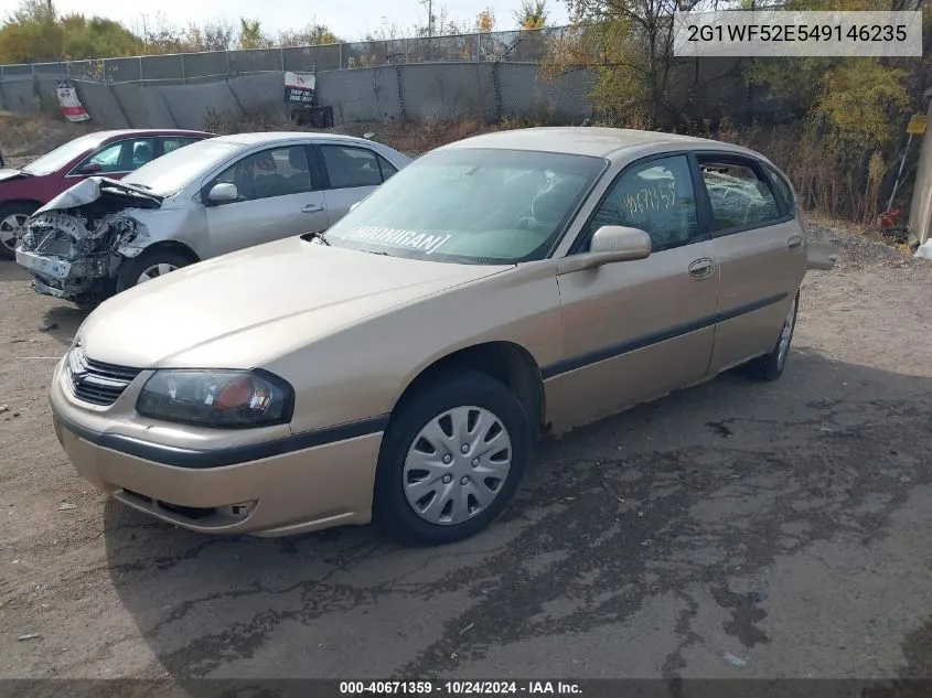 2004 Chevrolet Impala VIN: 2G1WF52E549146235 Lot: 40671359