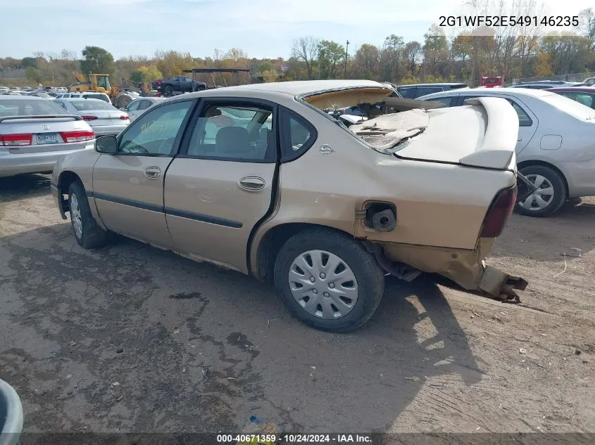 2004 Chevrolet Impala VIN: 2G1WF52E549146235 Lot: 40671359