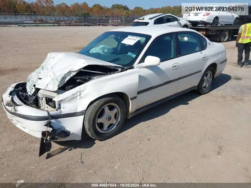 2004 Chevrolet Impala VIN: 2G1WF52E249364276 Lot: 40687854