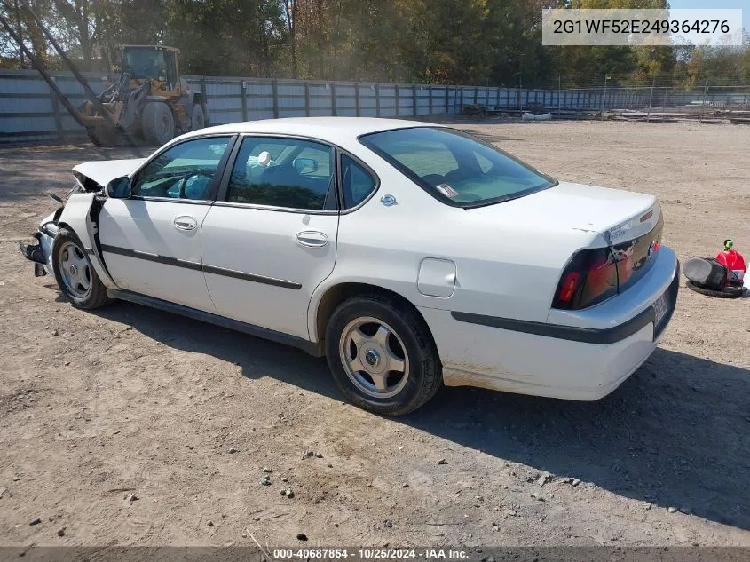 2004 Chevrolet Impala VIN: 2G1WF52E249364276 Lot: 40687854