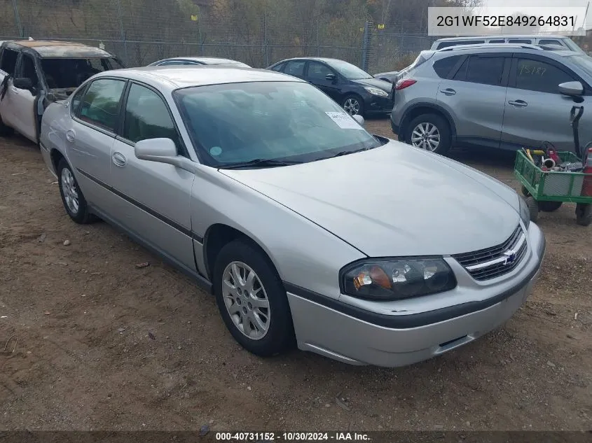 2G1WF52E849264831 2004 Chevrolet Impala