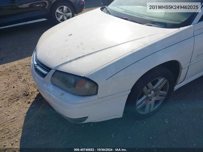 2004 Chevrolet Impala Ls VIN: 2G1WH55K249462025 Lot: 40745652