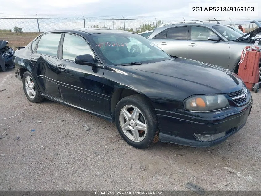 2004 Chevrolet Impala Ss Supercharged VIN: 2G1WP521849169163 Lot: 40752525