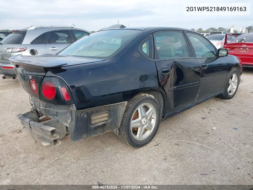 2004 Chevrolet Impala Ss Supercharged VIN: 2G1WP521849169163 Lot: 40752525