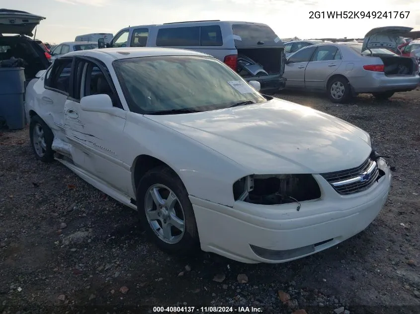 2004 Chevrolet Impala Ls VIN: 2G1WH52K949241767 Lot: 40804137