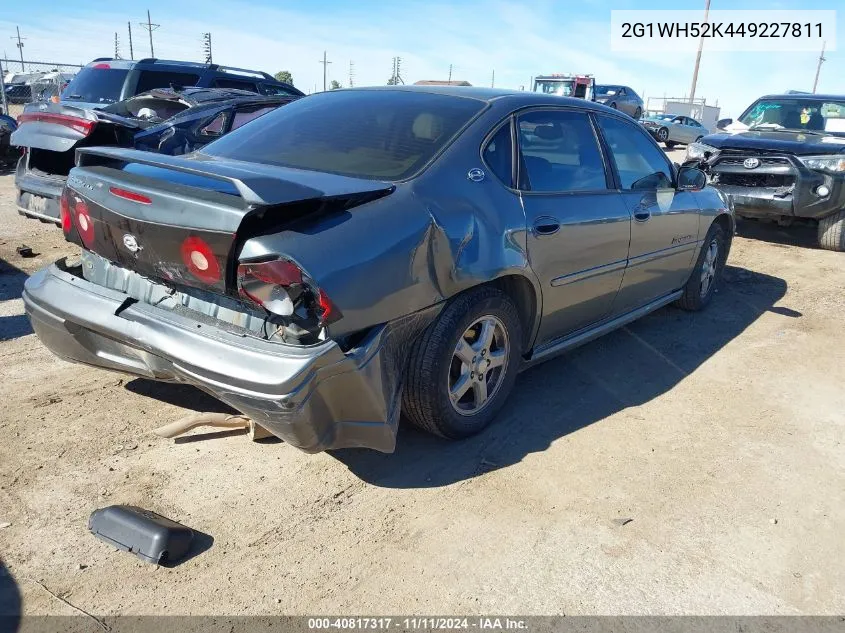 2004 Chevrolet Impala Ls VIN: 2G1WH52K449227811 Lot: 40817317